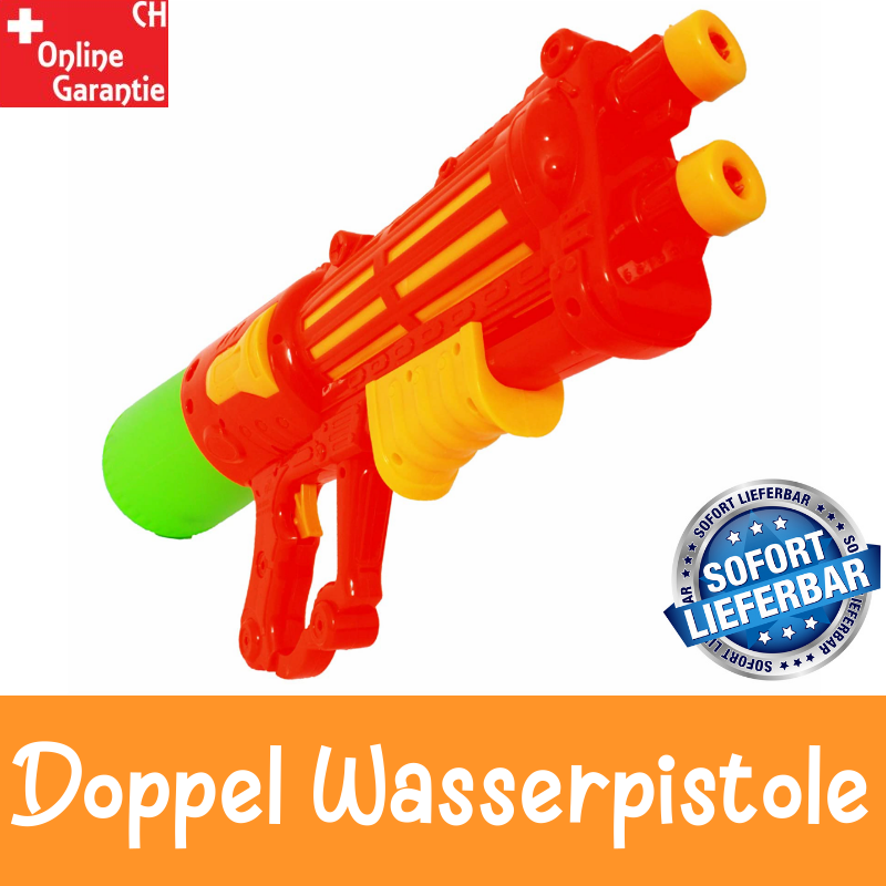 Wasserpistole Mit 75 Ml Tank – 28 Cm Große Spritzpistole Für Kinder (ab 3 Jahren)