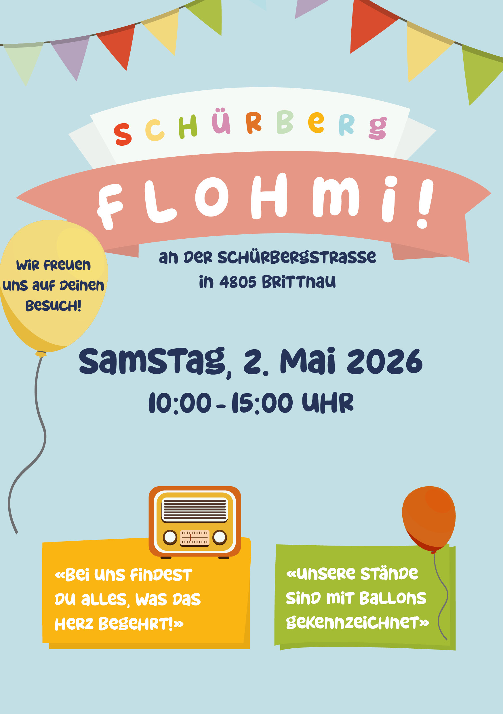 Strassenflohmarkt an der Schürbergstrasse in 4805 Brittnau / AG ...